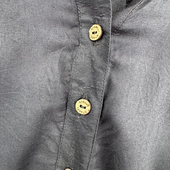 Khaadi Pret Pakistan kurta women's size 8 tunic top long sleeve gray - Picture 5 of 9